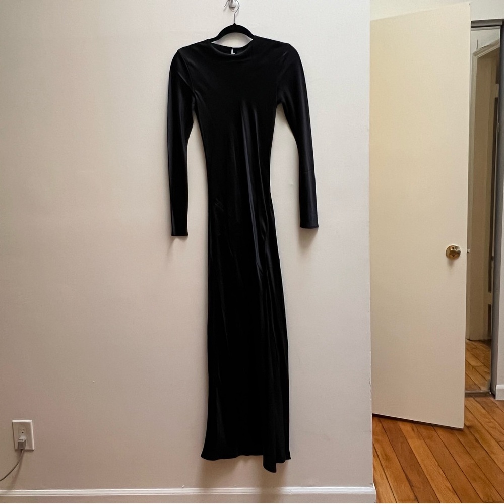 Sir the Label Black Silk Maxi Dress NWT
